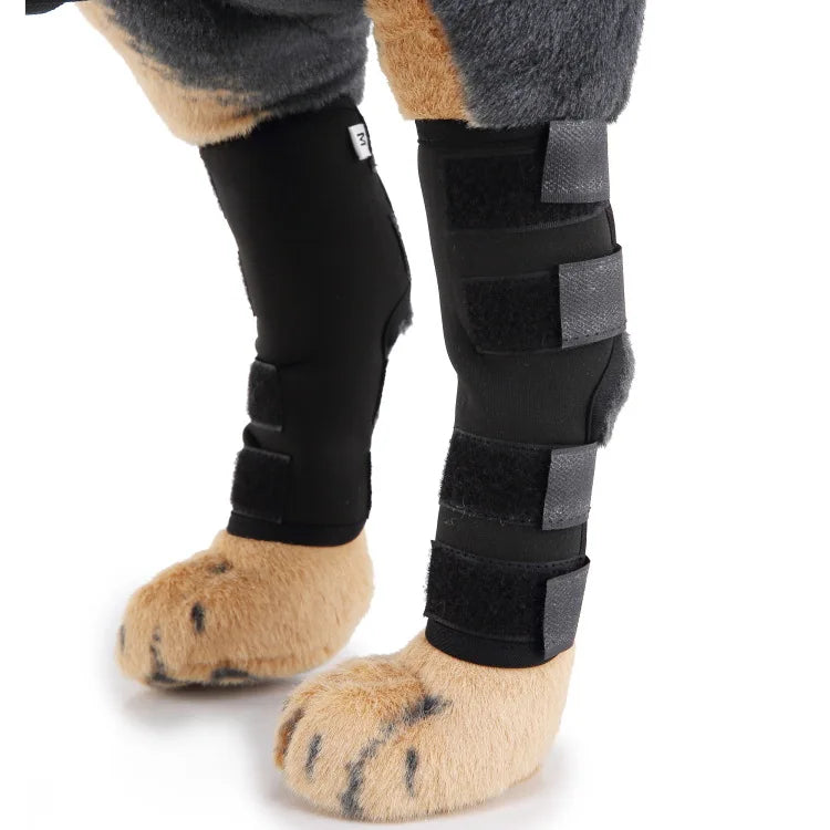 Pet Dog Bandages Dog Injury Leg Knee Brace Strap Protection for Dogs Joint Bandage Wrap Doggy Medical Supplies Knee Protector