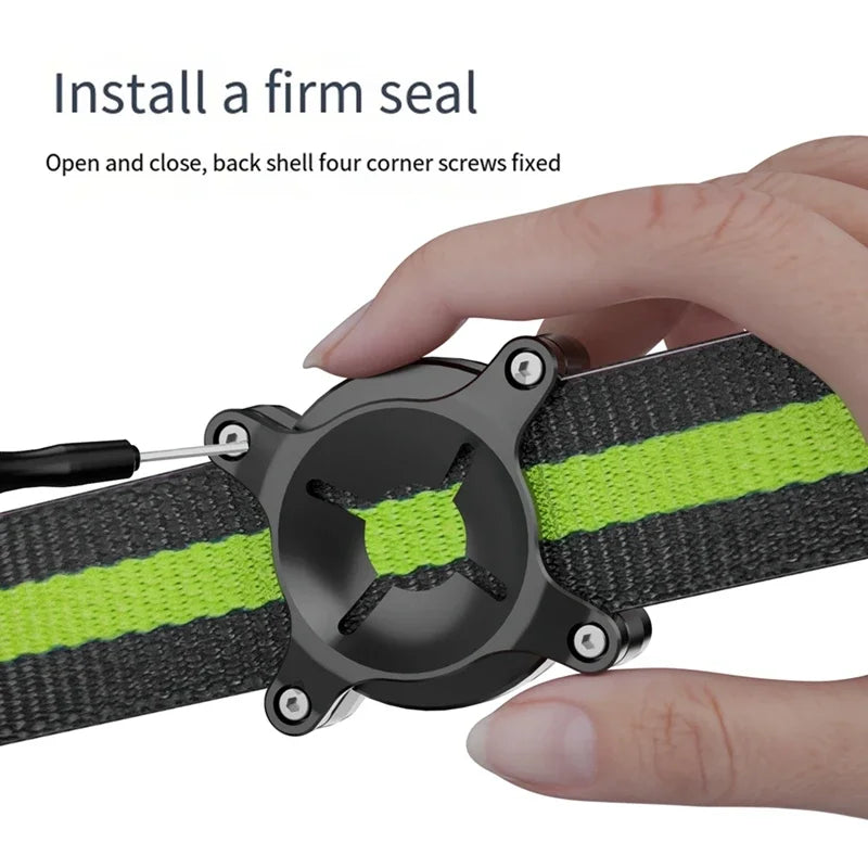 For AirTag Dog Collar Holder Case Waterproof Protective Shockproof Cover Durable GPS Tracker Accessories Pets Safety