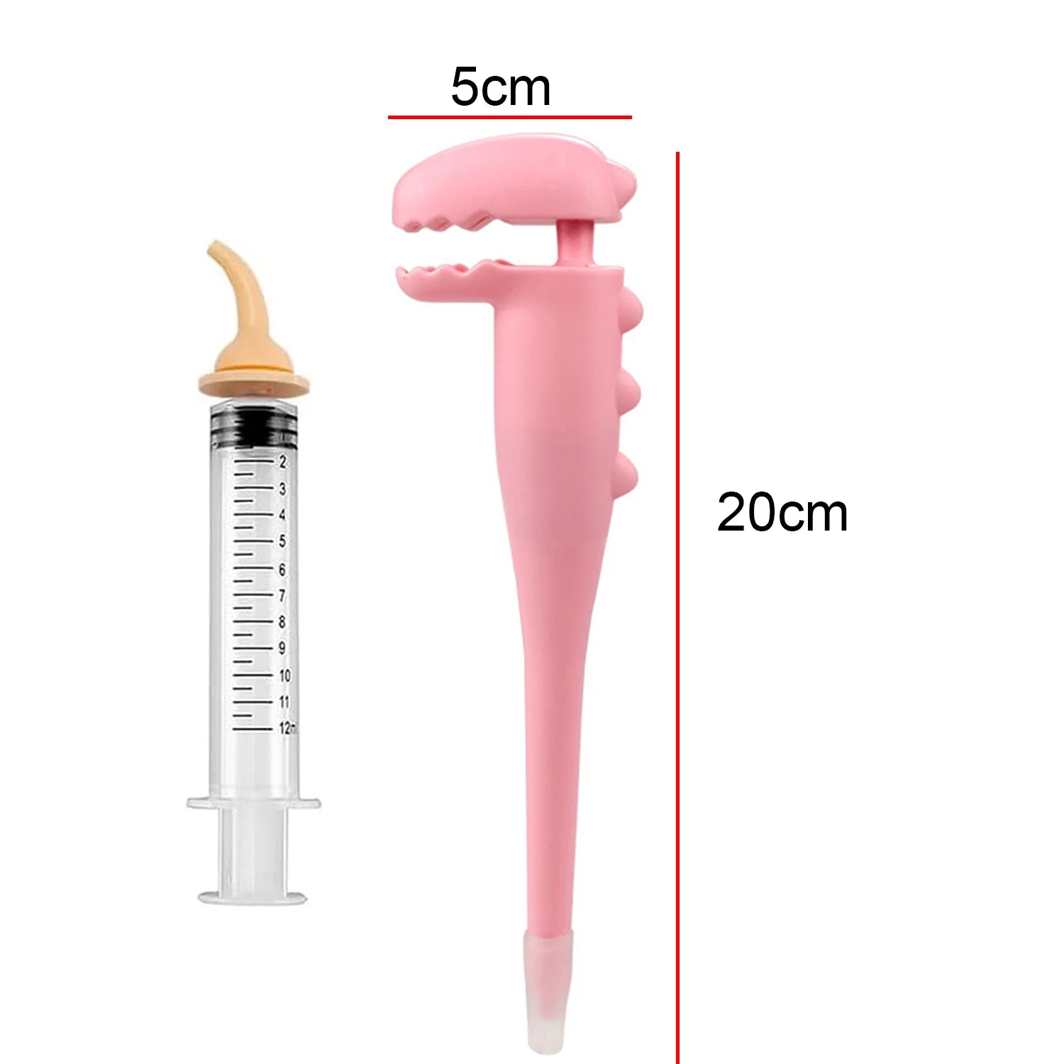 Pet Medication Feeder for Cats and Dogs, Pet Pill Dispenser Silicone Syringe with Soft Tip Medicinal Pusher for Small Animals