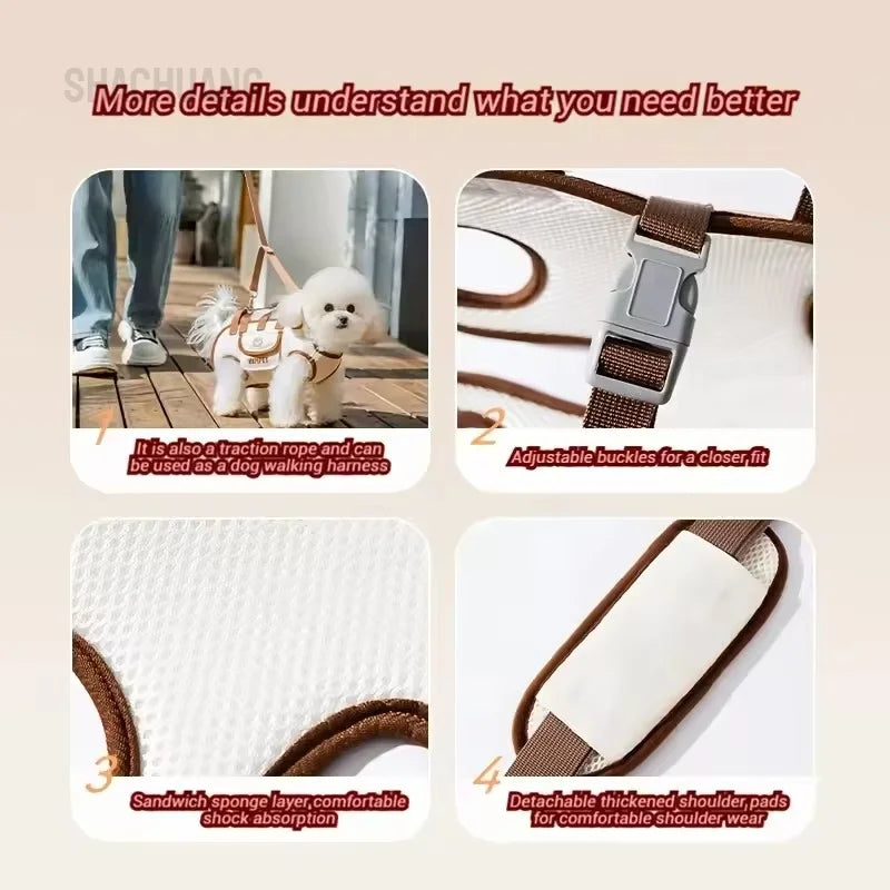 Portable Pet Carrier Bag for Cats and Small Dogs Breathable Lightweight Crossbody Handheld Outdoor Travel Carrier Adjustable Strap