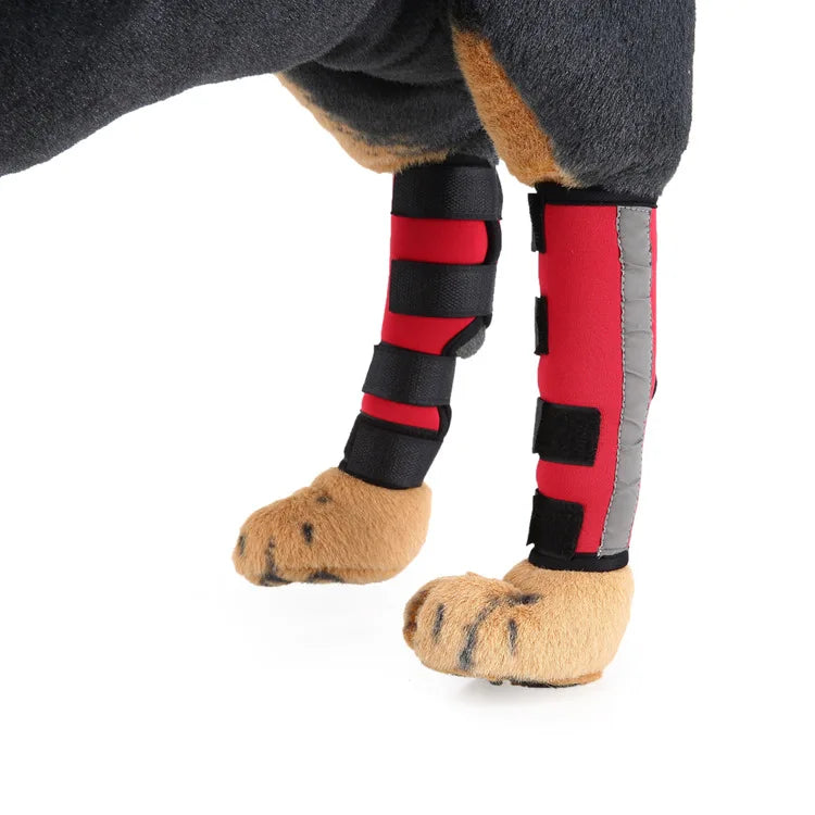 Pet Dog Bandages Dog Injury Leg Knee Brace Strap Protection for Dogs Joint Bandage Wrap Doggy Medical Supplies Knee Protector