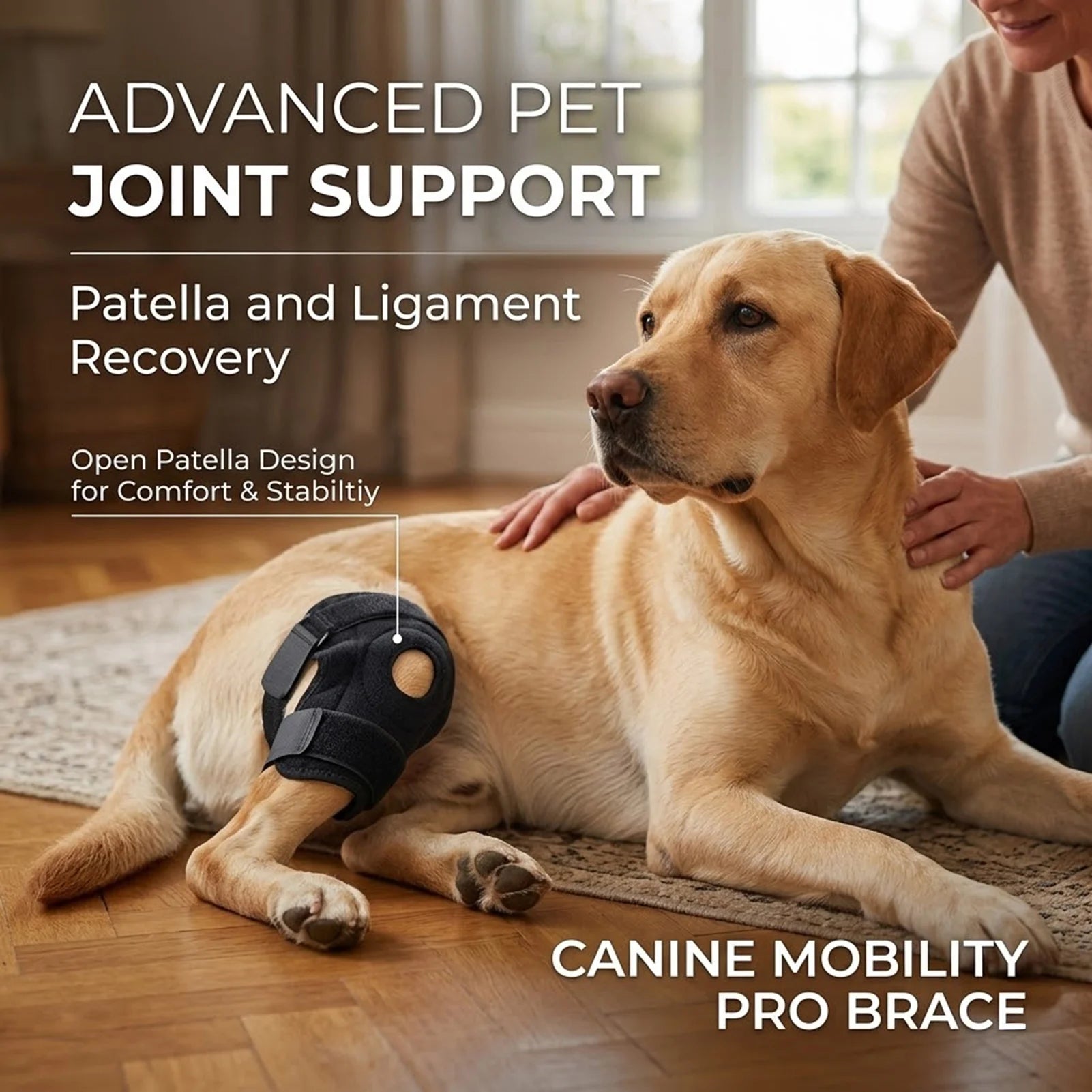 Pet Knee Brace For Dog Protector Support Protects Bandage Pet Knee Pads Dog Injury Recovery for Leg Joint Brace Bandage