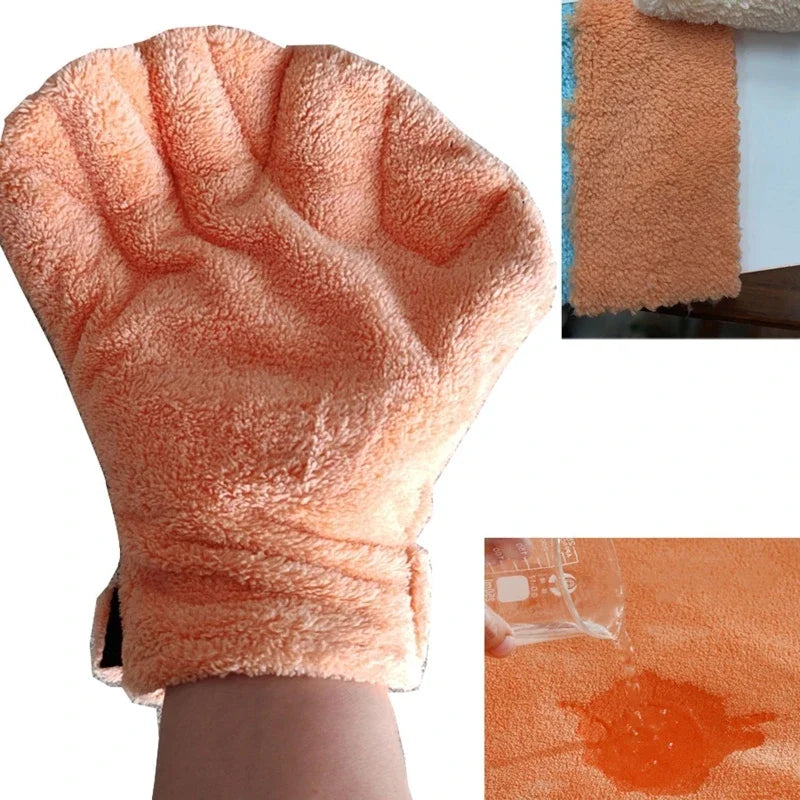 Small Pets Calming Sleeping Fleece Fabric Gloves Anti-Scratch Handling Gloves for Sugar Gliders Hamsters Guinea Pigs
