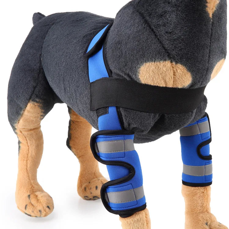 2023 Front Dog Elbow Protector, Dog Knee Guard, Dog Leg Brace Sleeve, Dog Knee Cover, Anti-Licking Wound Dog Recovery Leg Cover