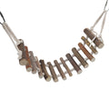 Wooden parrot ladder-swing – rope, climbing, gnawing, 61 cm