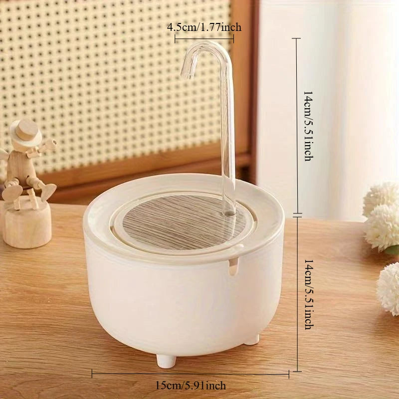 2-in-1 Automatic Parrot Bath Fountain – Water Circulation, USB Powered