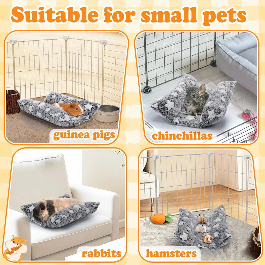 Soft bed for rabbits – recessed, with a pillow, for cage and house