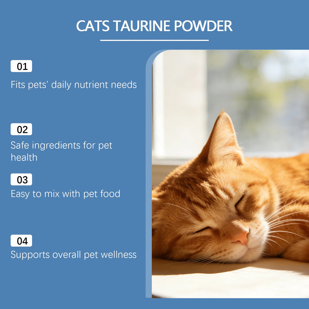 Pet Daily Nutrition Supplement Support Cat Heart Health Stabilize Visual Function Comfortable Body Care Health Nutritional 200g