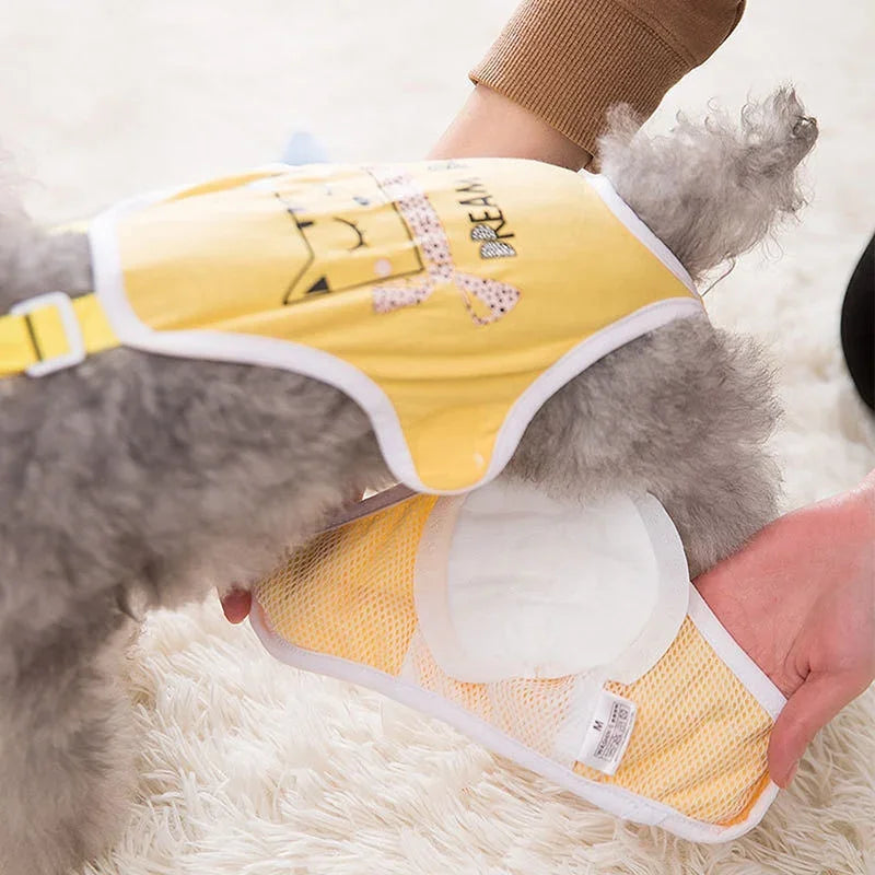 30pcs Dog Diapers for Female Dogs Shorts Panties Dog Diaper Pad Female Sanitary Pants Disposable Doggie Physiological Pants