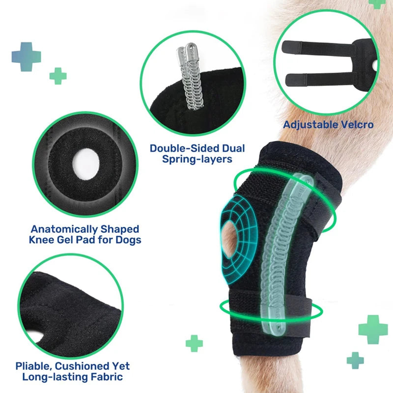 Protector Support Protective Bandage Pet Knee Pads Dogs Injury Recovery for Leg Hock Joint Wrap Breathable Injury Recovery Legs Dog