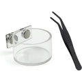 Reptile Insect Feeding Dish Set Mini Magnetic Food Water Bowl With Feeding Clip For Spider Mantis Cricket Enclosure Accessories