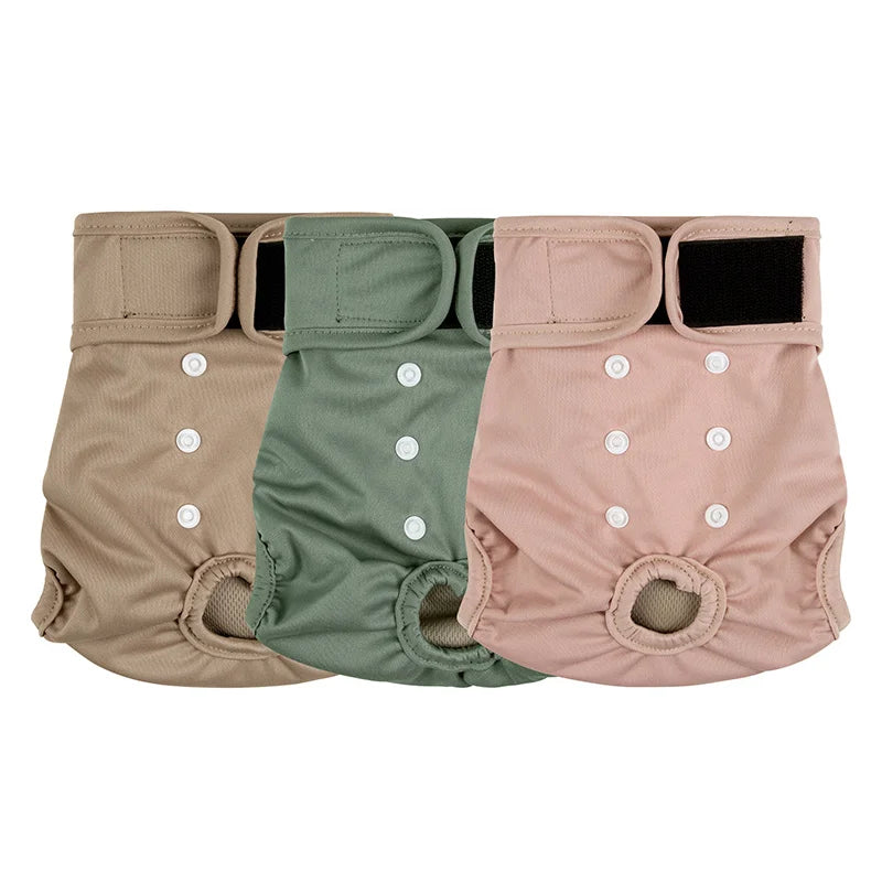 Washable Female Dog Diapers Premium Reusable Diapers for Dogs in Heat Highly Absorbent Female Dog Diapers for Pet Incontinence