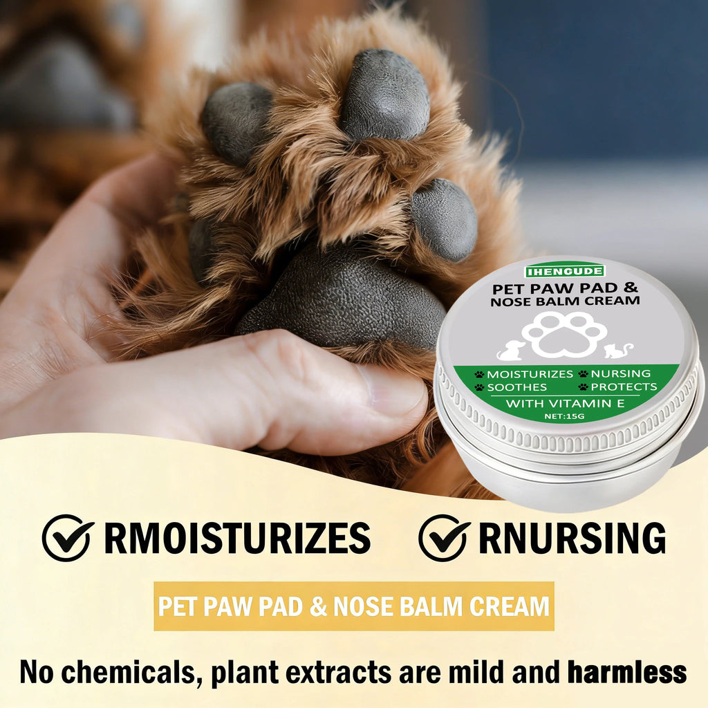 Nose and Paw Care Balm - Ultra-smooth pet care stick, soothes dry, cracked paws and protects pets from heat, perfect for dogs