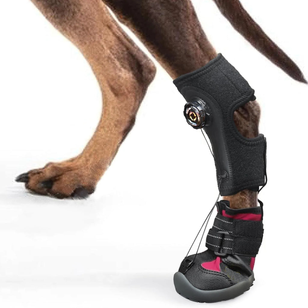 Dog Shoes Dirt-Proof Anti-Drop Wear-Resistant Hard Sole Breathable Foot Protection Puppy Boots Injured Dog Joint Fixation