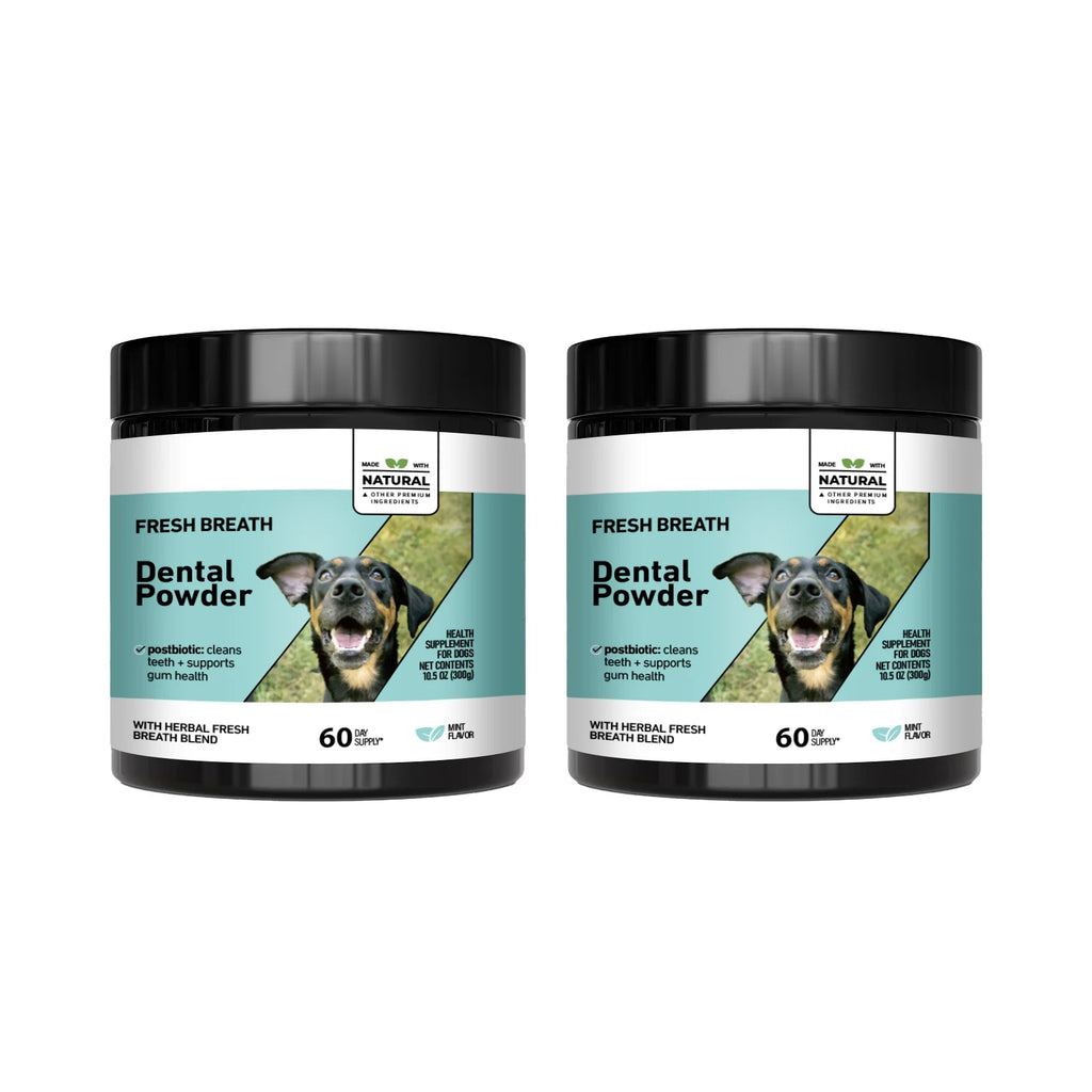 Pet Dental Cleaning Powder for Dogs & Cats - Freshens Breath, Removes Tartar & Plaque, Provides Comprehensive Oral Care.