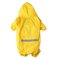 Pet Dog Raincoat Outdoor Puppy Rainwear Reflective Hooded Waterproof Jacket Clothes for Dogs and Cats Apparel Supplies