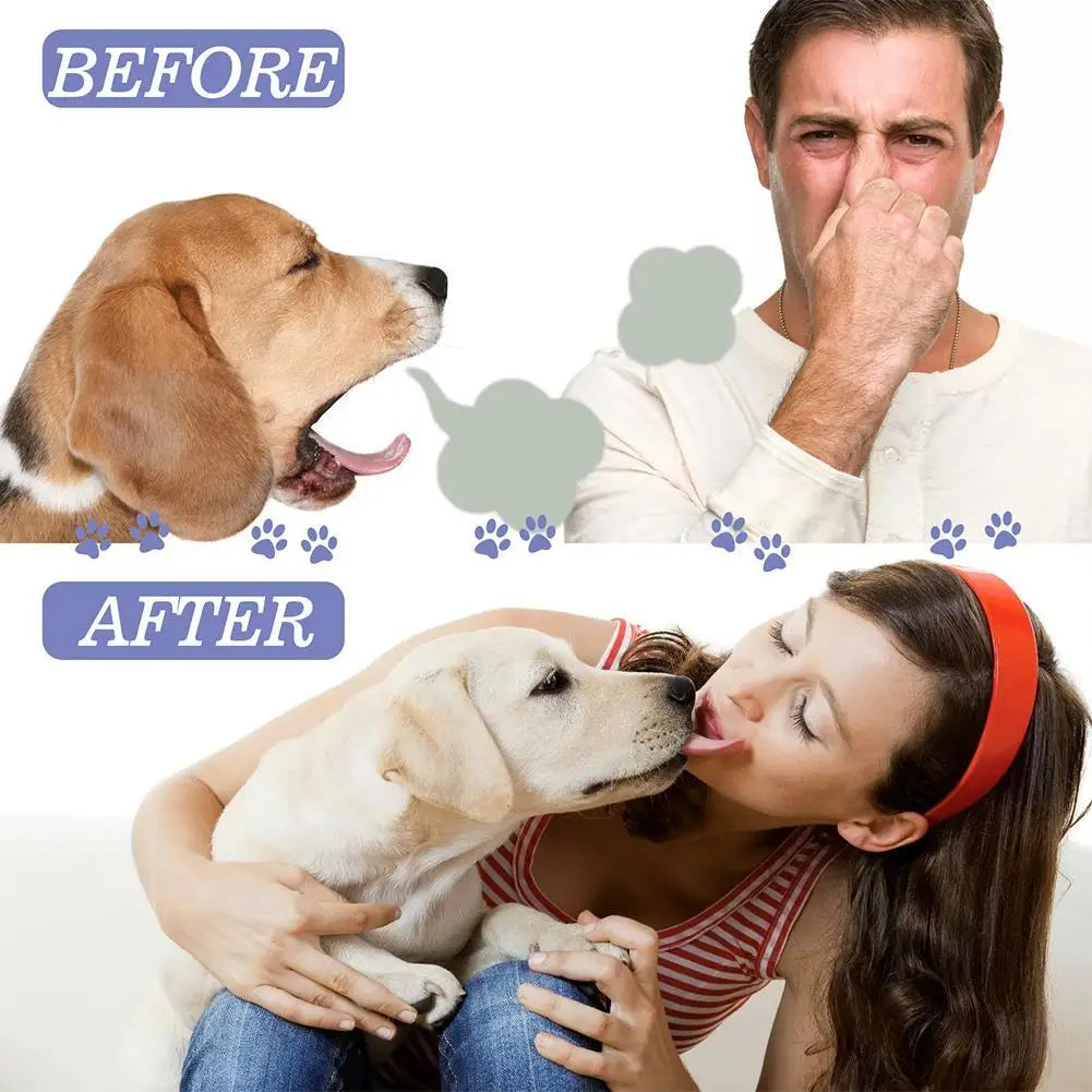 Pet Spray Dog Oral Care 30ml, Pet Freshener, Deodorant for Bad Breath, Teeth Cleaning, Plaque Care Remover, Breath Pet Care