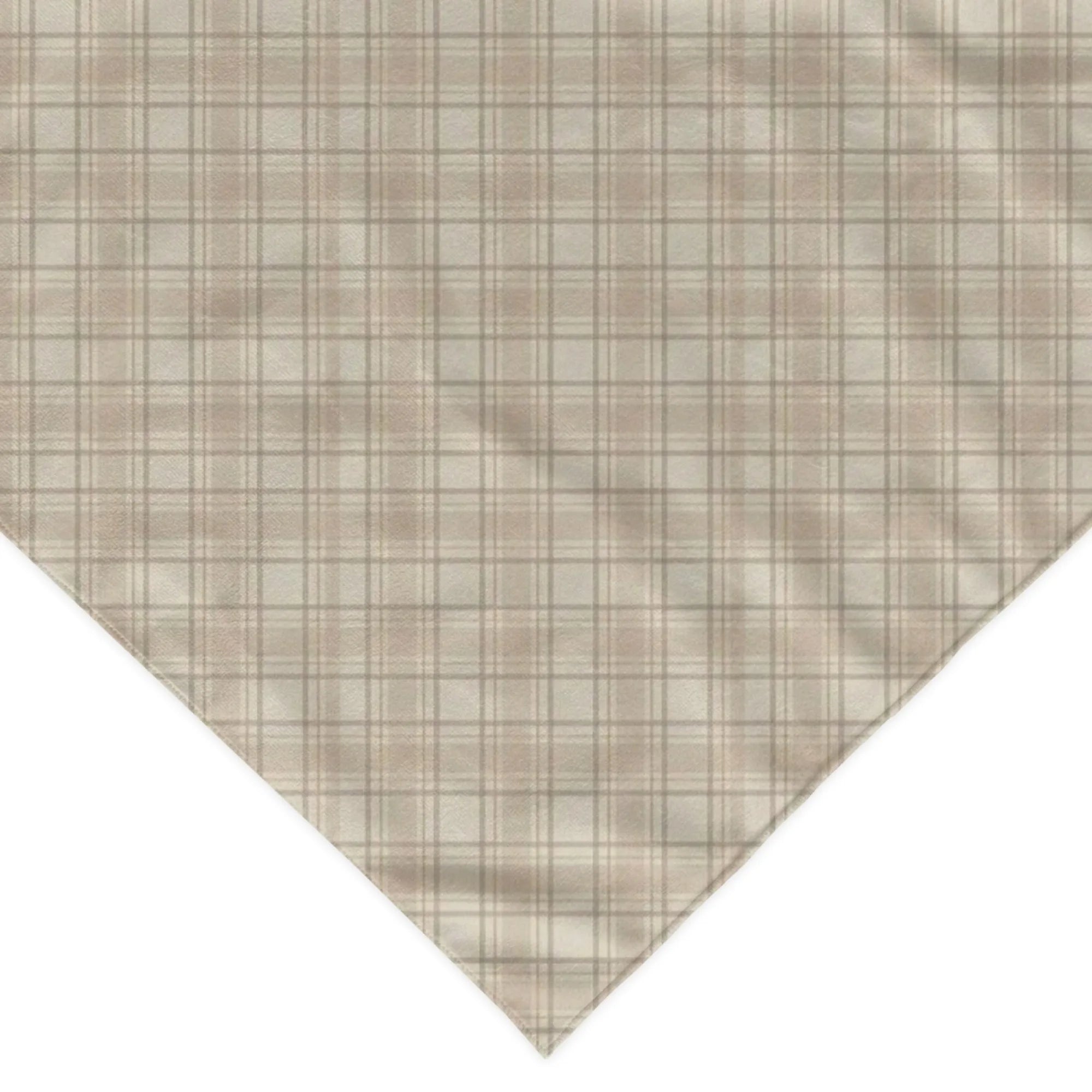 Dog Bandanas, Triangular Adjustable Multi-color Simple Plaid Pattern Printed Polyester, Pet Scarf, Puppy Accessories Drool Bib