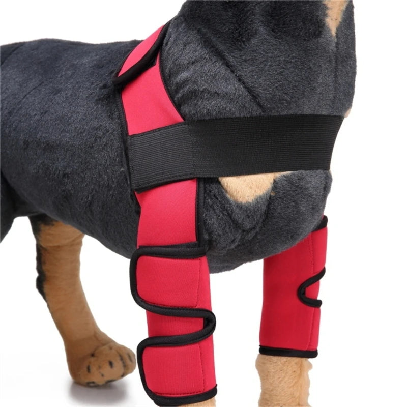 2023 Front Dog Elbow Protector, Dog Knee Guard, Dog Leg Brace Sleeve, Dog Knee Cover, Anti-Licking Wound Dog Recovery Leg Cover