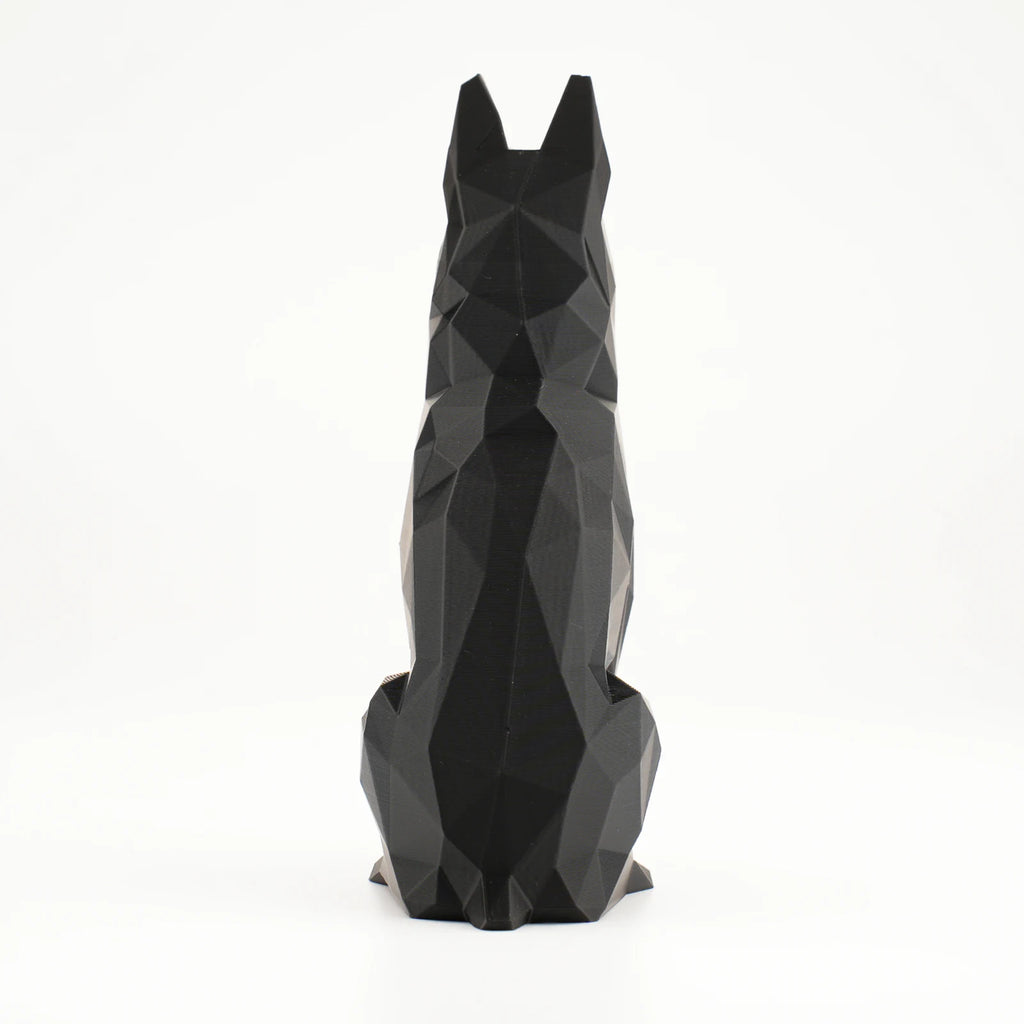 Dog Figurine Animal Statues Black German Shepherd Sculptures Ornament Elegant Designs for Room & Car Decoration Idea Festive Gift