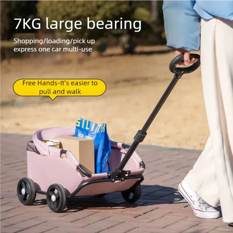 Dog and Cat Stroller – lightweight, foldable, for walks and travel
