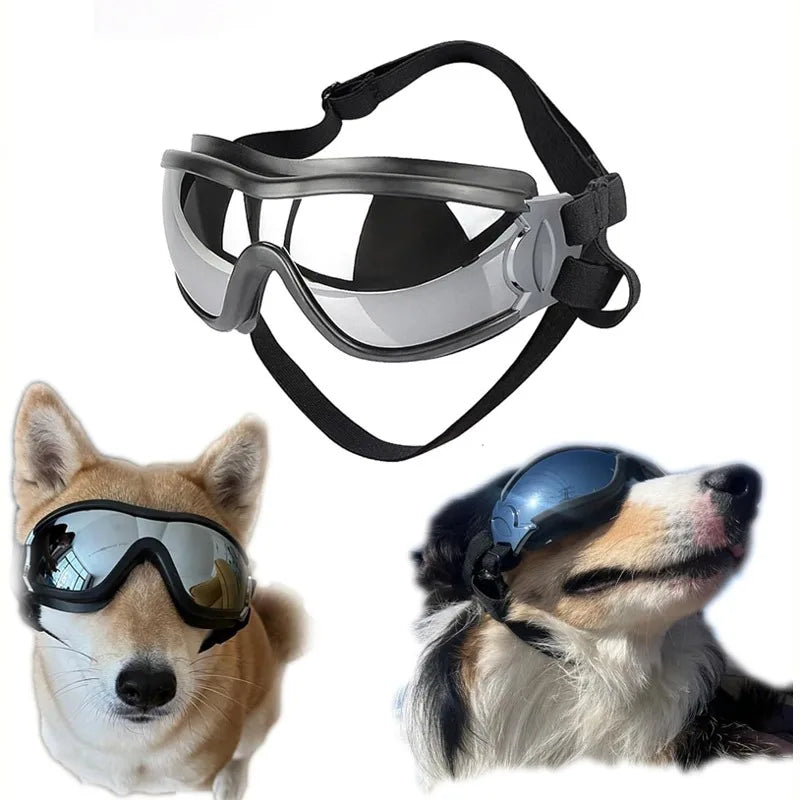 Dog UV Protective Goggles, Suitable for Medium to Large Dogs, Dust, Wind, and Snow Resistant for Outdoor Eyes