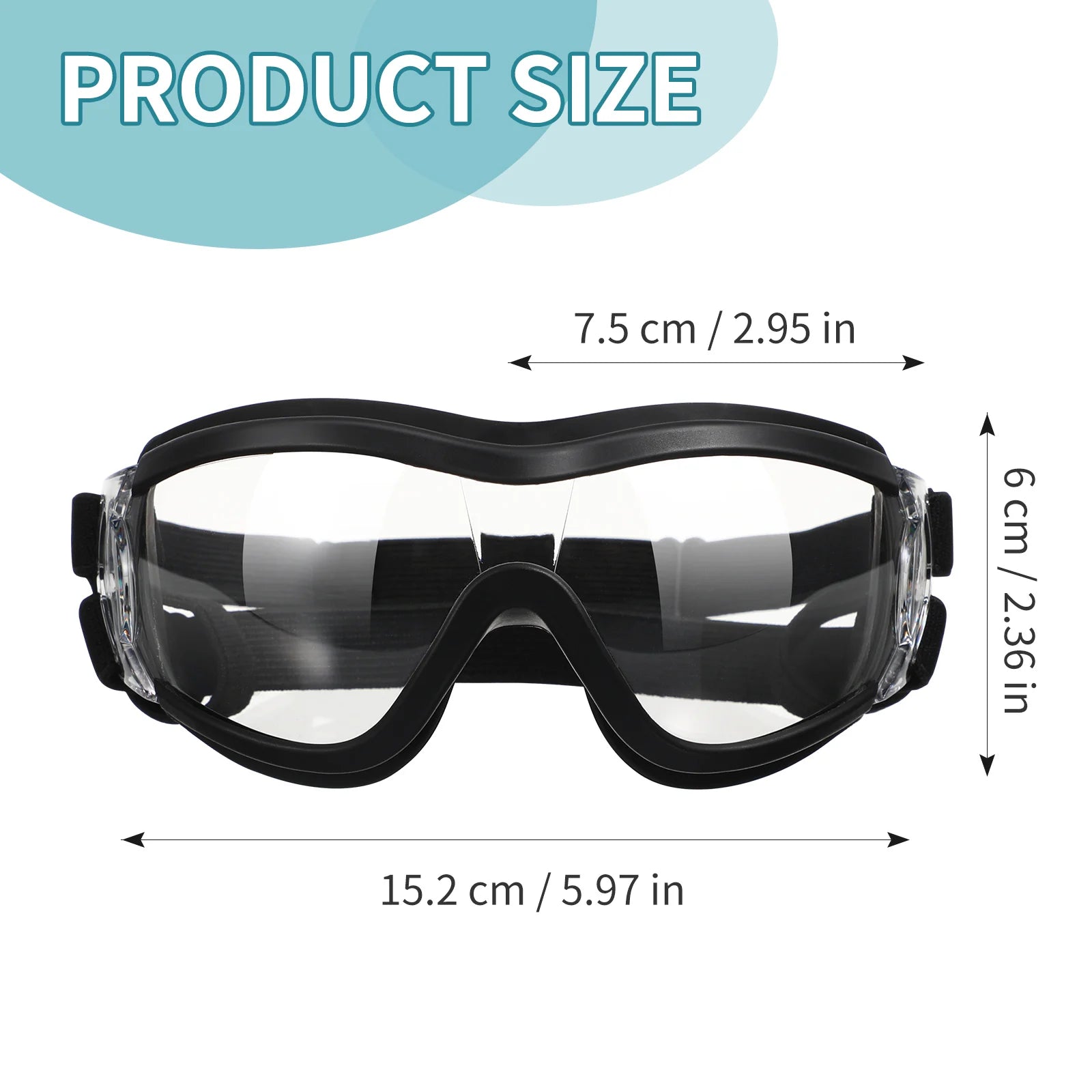 Outdoor Pet Goggles Clear Glasses UV Protection Sunglasses Dog Eye Wear Protective Pet Outdoor Goggles Puppy Protective Goggles