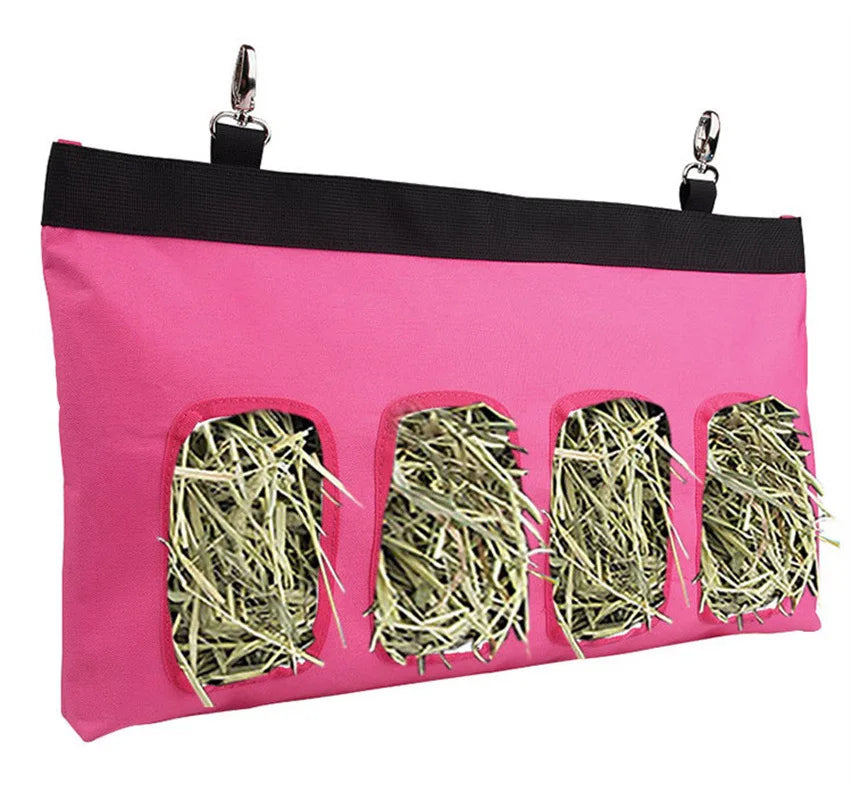 Hanging Hay Bag for Rabbits and Rodents - Oxford Fabric Feeder