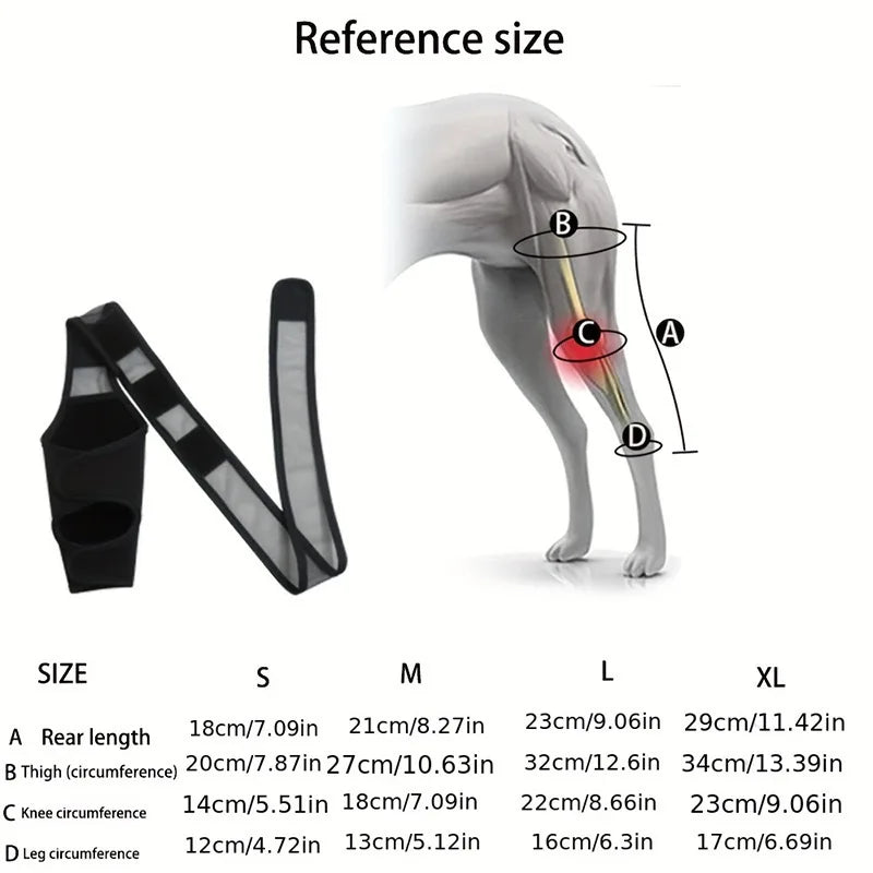 OEM Dog Knee Support Wrap Post Surgery Recovery Sleeve Anti-Scratch Protective Bandage for Pets