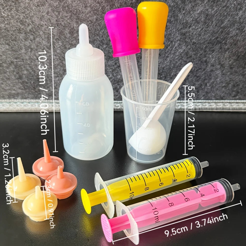 Small Pet Grooming Set – Multi-Purpose Brush with Silicone Heads