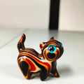 Small wooden cat figurine – hand-carved, made of sandalwood