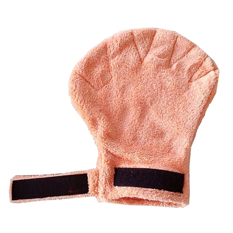 Small Pets Calming Sleeping Fleece Fabric Gloves Anti-Scratch Handling Gloves for Sugar Gliders Hamsters Guinea Pigs