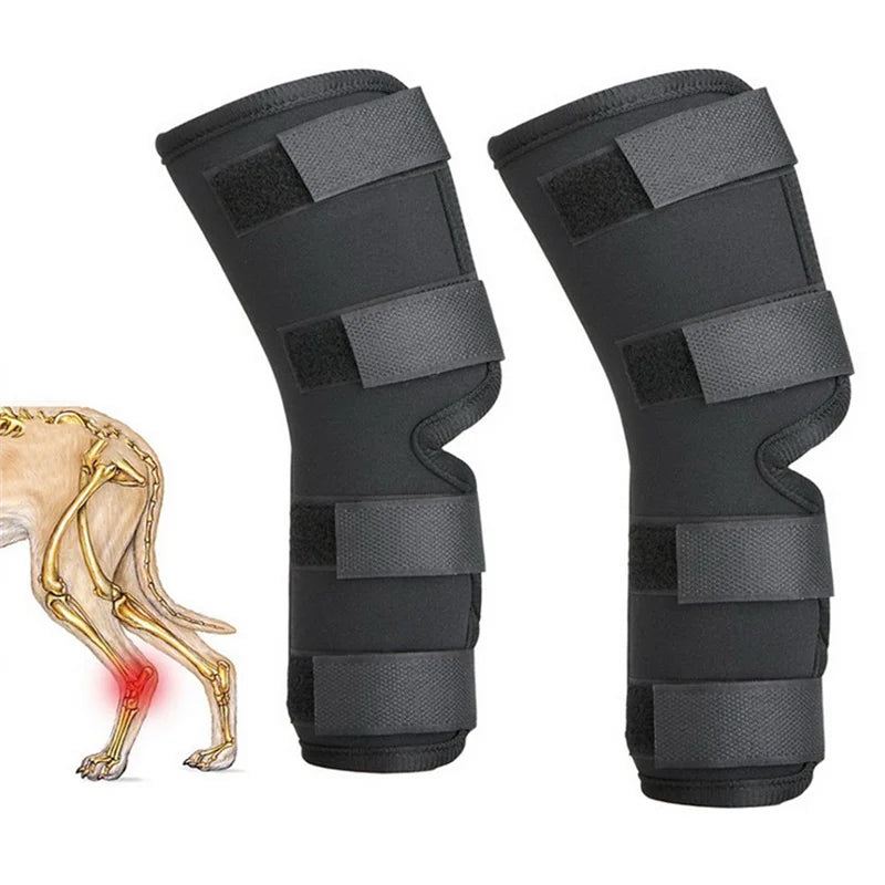 Pet Dog Bandages Dog Injury Leg Knee Brace Strap Protection For Dogs Joint Bandage Wrap Doggy Medical Supplies Dogs Accessories