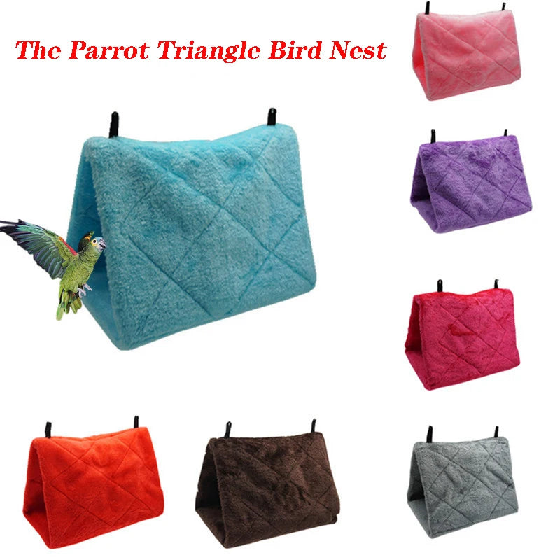 Warm Bird Nest in Cage – Hanging House, Cage Decoration
