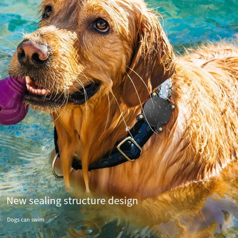 For AirTag Dog Collar Holder Case Waterproof Protective Shockproof Cover Durable GPS Tracker Accessories Pets Safety