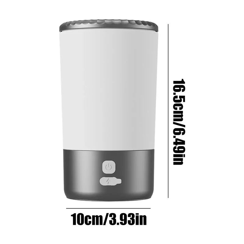 Automatic Pet Paw Cleaner Machine, Portable Dog and Cat Washer Cup with Soft Silicone Brush, USB-C Rechargeable, Waterproof