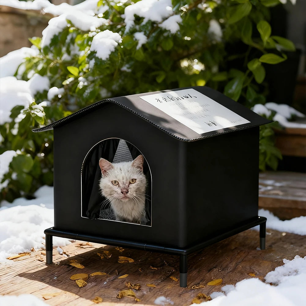 Cat house – thermally insulated, waterproof, for indoors and outdoors