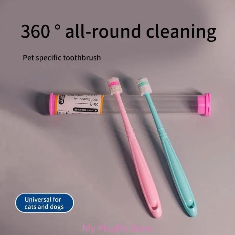 Toothbrush for dogs and cats – 360° silicone, gentle tooth care