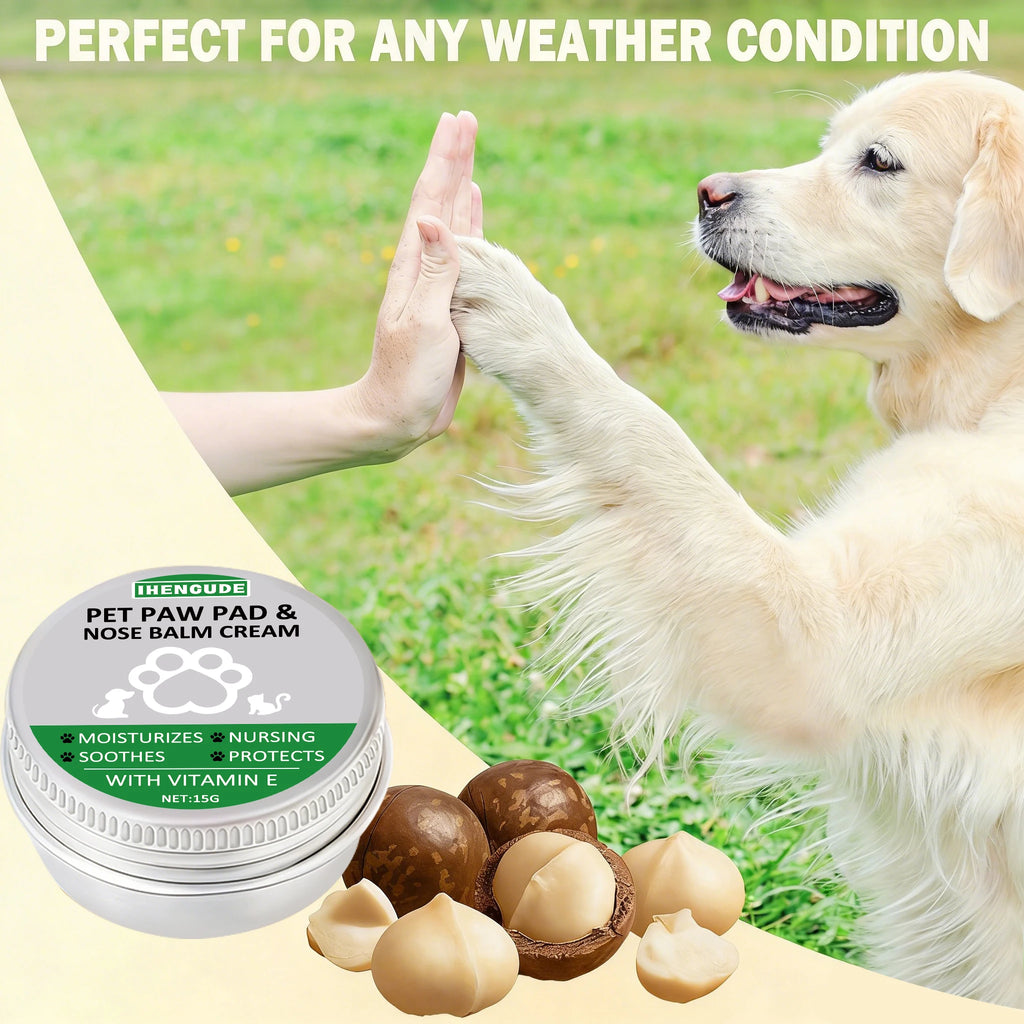 Nose and Paw Care Balm - Ultra-smooth pet care stick, soothes dry, cracked paws and protects pets from heat, perfect for dogs