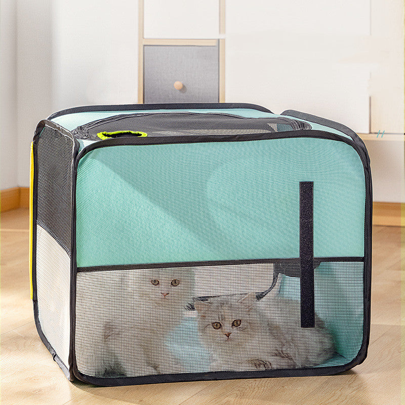 Kutija za sušenje ljubimaca posle kupanja – 3 u 1, Oxford tkanina, 52x52x40 cm - Slika 5