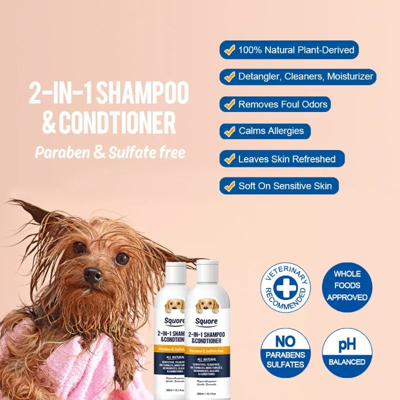 Šampon i regenerator za pse i mačke – prirodna formula, 300ml - Slika 3